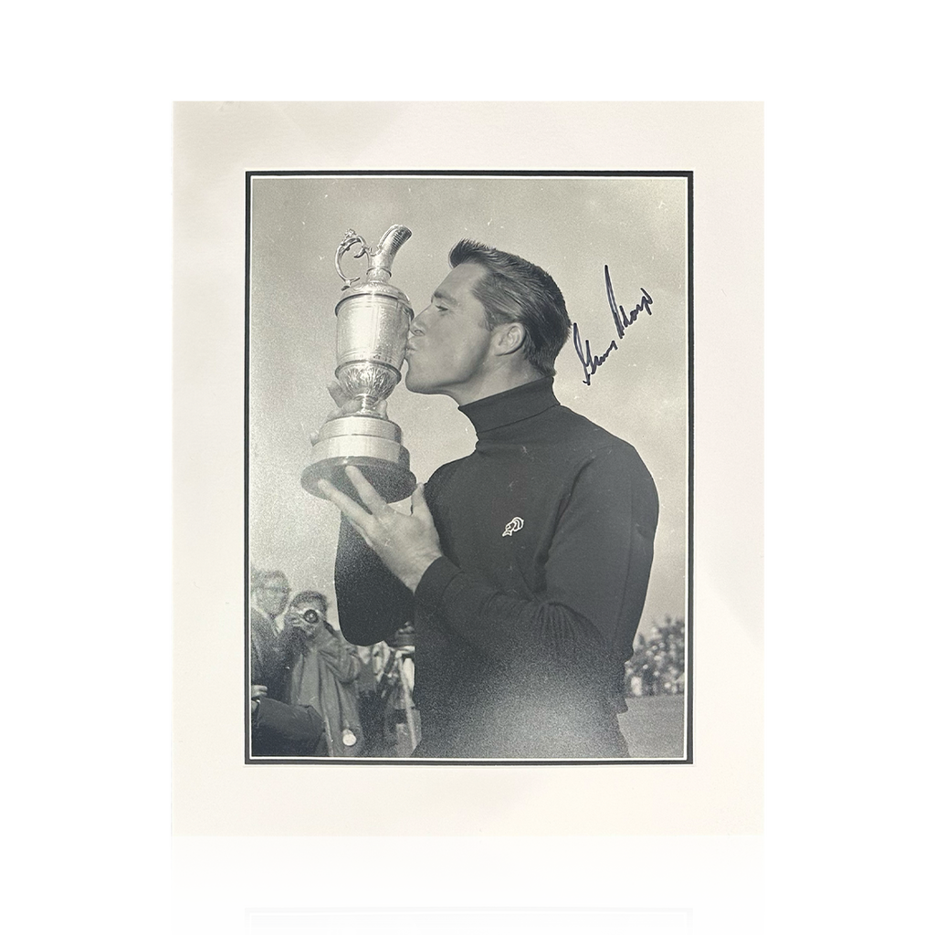 Gary Player Signed 16x12 Image Deluxe Mount