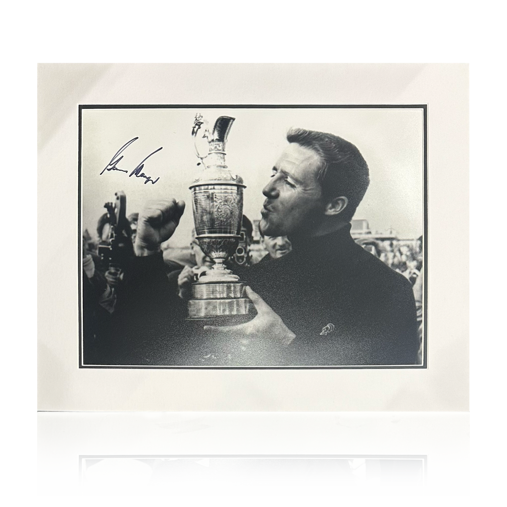 Gary Player Signed 16x12 Image Deluxe Mount