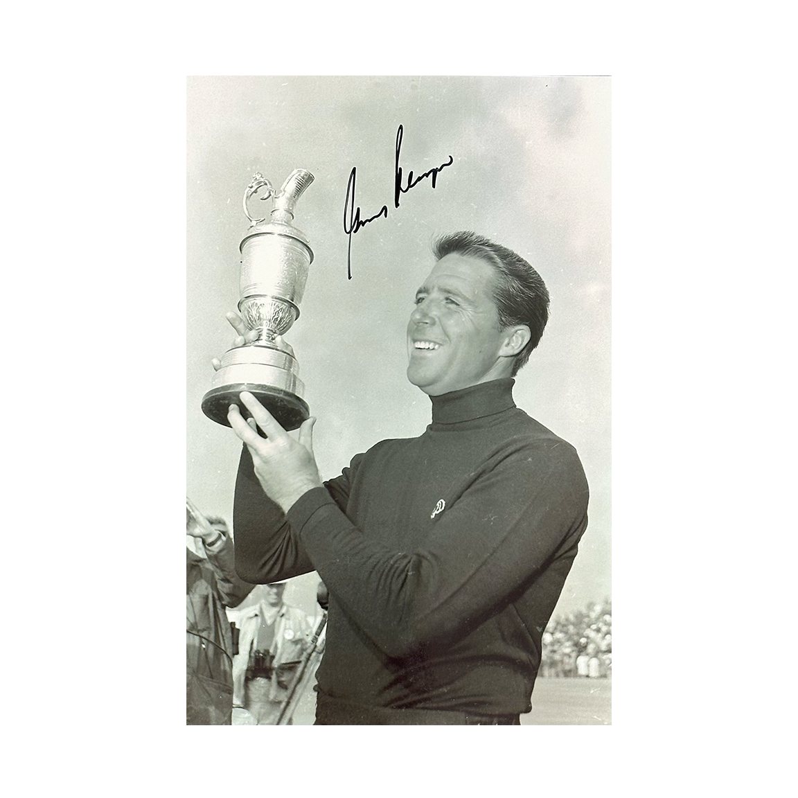 Gary Player Signed 12x8 Image