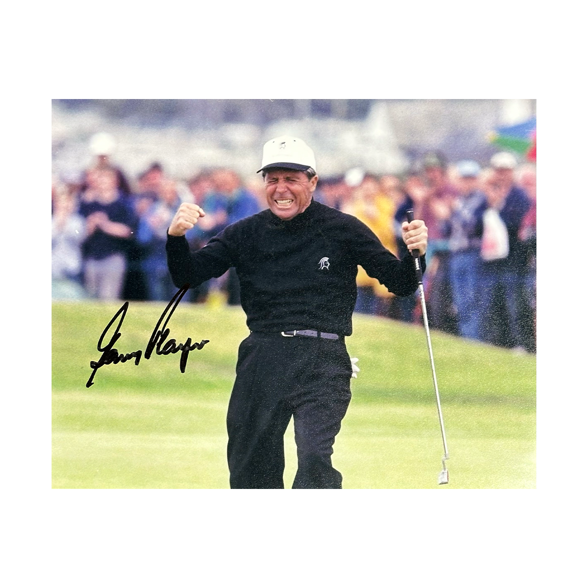 Gary Player Signed 12x8 Image