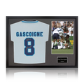 Paul Gascoigne Signed England 96' Shirt Classic Frame