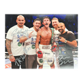 Gavin & Jamie McDonnell & Dave Coldwell Signed 16x12 Image