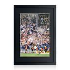 Paul Gascoigne Signed Tottenham Hotspur Image Deluxe Mount Frame