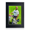 Paul Gascoigne Signed Tottenham Hotspur Image Deluxe Mount Frame