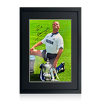 Paul Gascoigne Signed Tottenham Hotspur Image Deluxe Mount Frame