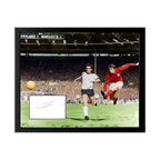 Geoff Hurst Signed England Cut Deluxe Mount Frame