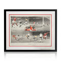 Geoff Hurst & Martin Peters Signed England Deluxe Mount Display