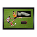 George Baldock Signed & Match-Worn Sheffield United Boot Iconic Frame