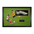 George Baldock Signed & Match-Worn Sheffield United Boot Iconic Frame