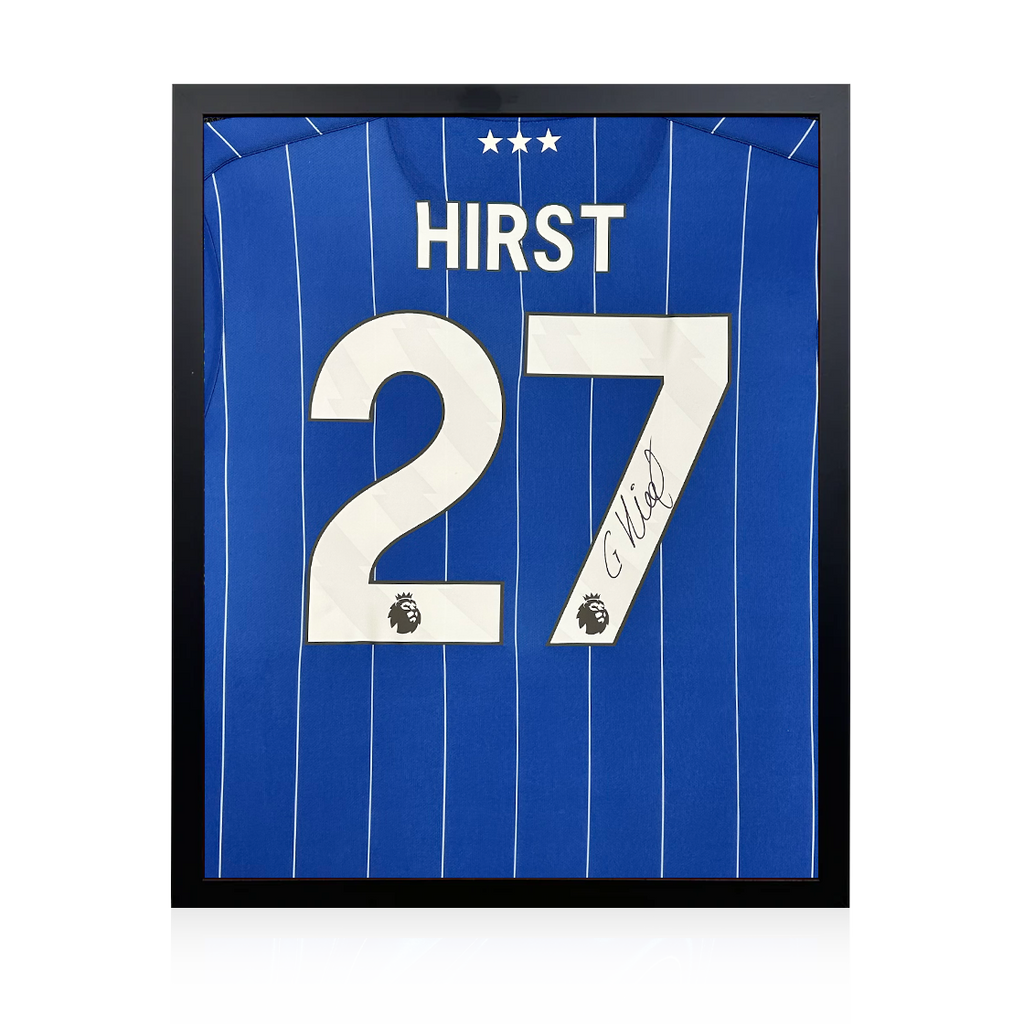 George Hirst Signed Ipswich Town 24/25 Shirt Compact Frame