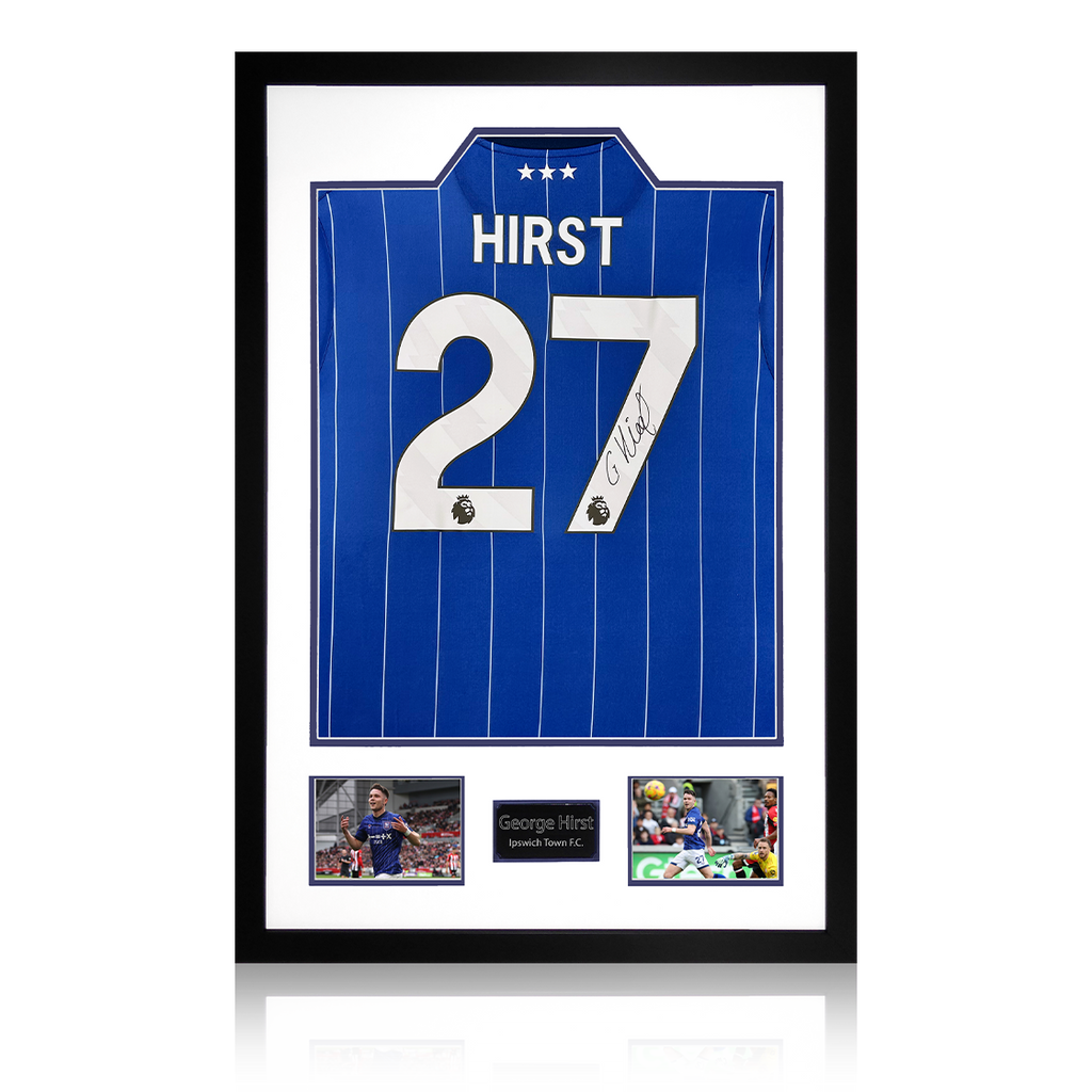 George Hirst Signed Ipswich Town 24/25 Shirt Premium Frame