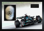 George Russell Signed Mercedes F1 Cap Iconic Frame (ACG Cert)