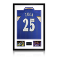 Gianfranco Zola Signed Chelsea Shirt Premium Frame