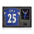 Gianfranco Zola Signed Chelsea Shirt Classic Frame