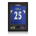 Gianfranco Zola Signed Chelsea Shirt Premium Frame