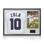 Gianfranco Zola Signed Parma Calcio 1913 Shirt Classic Frame