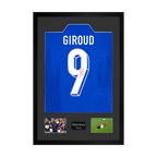 Olivier Giroud Signed France Shirt Premium Frame