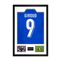 Olivier Giroud Signed France Shirt Premium Frame