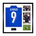 Olivier Giroud Signed France Shirt Elite Frame