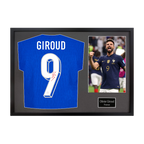 Olivier Giroud Signed France Shirt Classic Frame