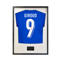 Olivier Giroud Signed France Shirt Standard Frame