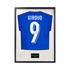 Olivier Giroud Signed France Shirt Standard Frame