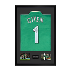 Shay Given Signed Newcastle United Shirt Premium Frame