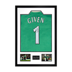 Shay Given Signed Newcastle United Shirt Premium Frame
