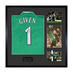 Shay Given Signed Newcastle United Shirt Elite Frame