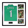 Shay Given Signed Newcastle United Shirt Elite Frame