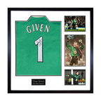 Shay Given Signed Newcastle United Shirt Elite Frame