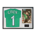 Shay Given Signed Newcastle United Shirt Classic Frame