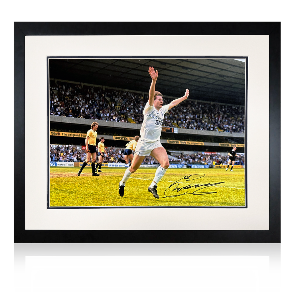 Chris Waddle Signed Tottenham Hotspur Signed Deluxe Mount Frame