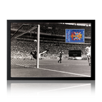 Gordon Banks Signed England Cut Iconic Frame