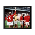 Gordon Banks Signed England Cut Deluxe Mount Frame