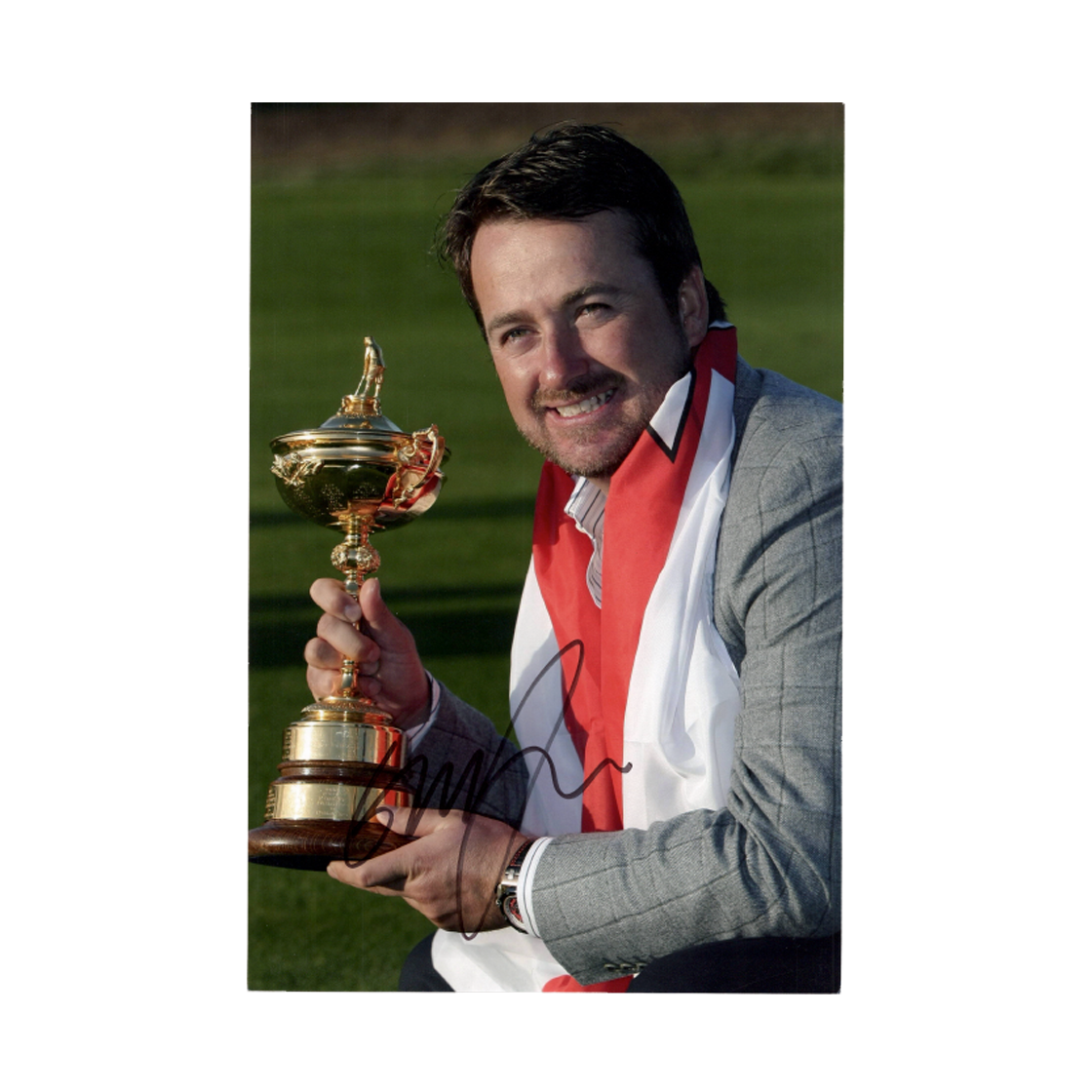 Graeme McDowell Signed 12x8 Image
