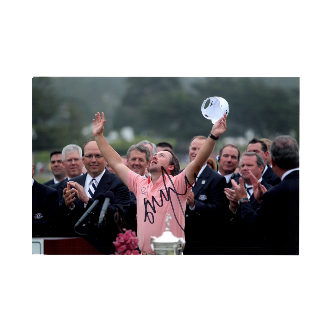 Graeme McDowell Signed 12x8 Image