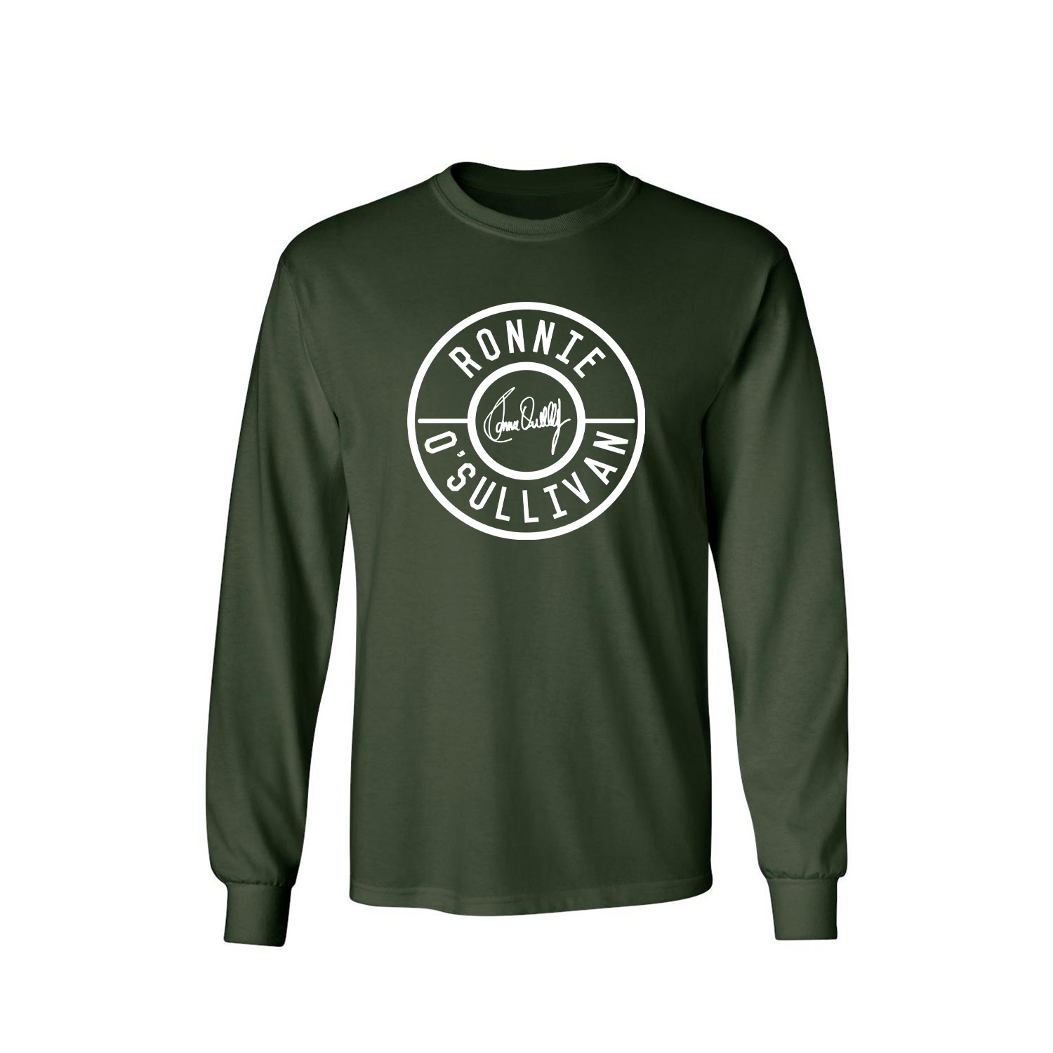 Retro Longsleeve T-Shirt - Forest Green