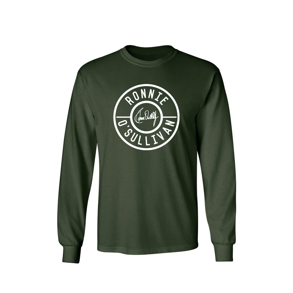 Retro Longsleeve T-Shirt - Forest Green