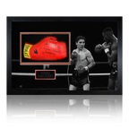 Greg Haugen Signed Glove Iconic Frame