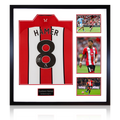 Gustavo Hamer Signed Sheffield United 23/24 Shirt Elite Frame