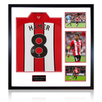 Gustavo Hamer Signed Sheffield United 23/24 Shirt Elite Frame
