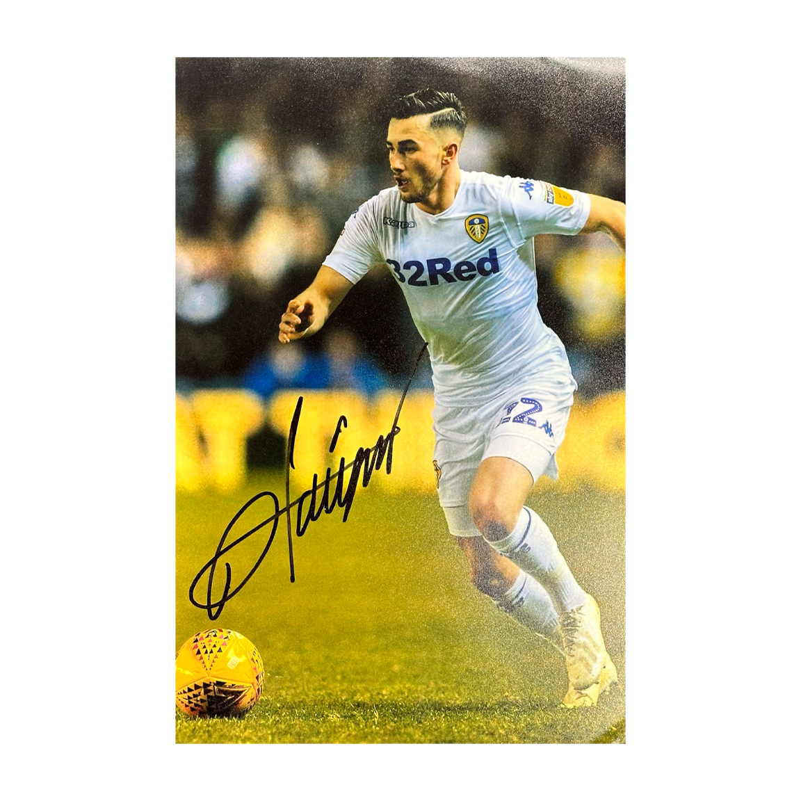 Jack Harrison Signed Leeds United 12x8 Image