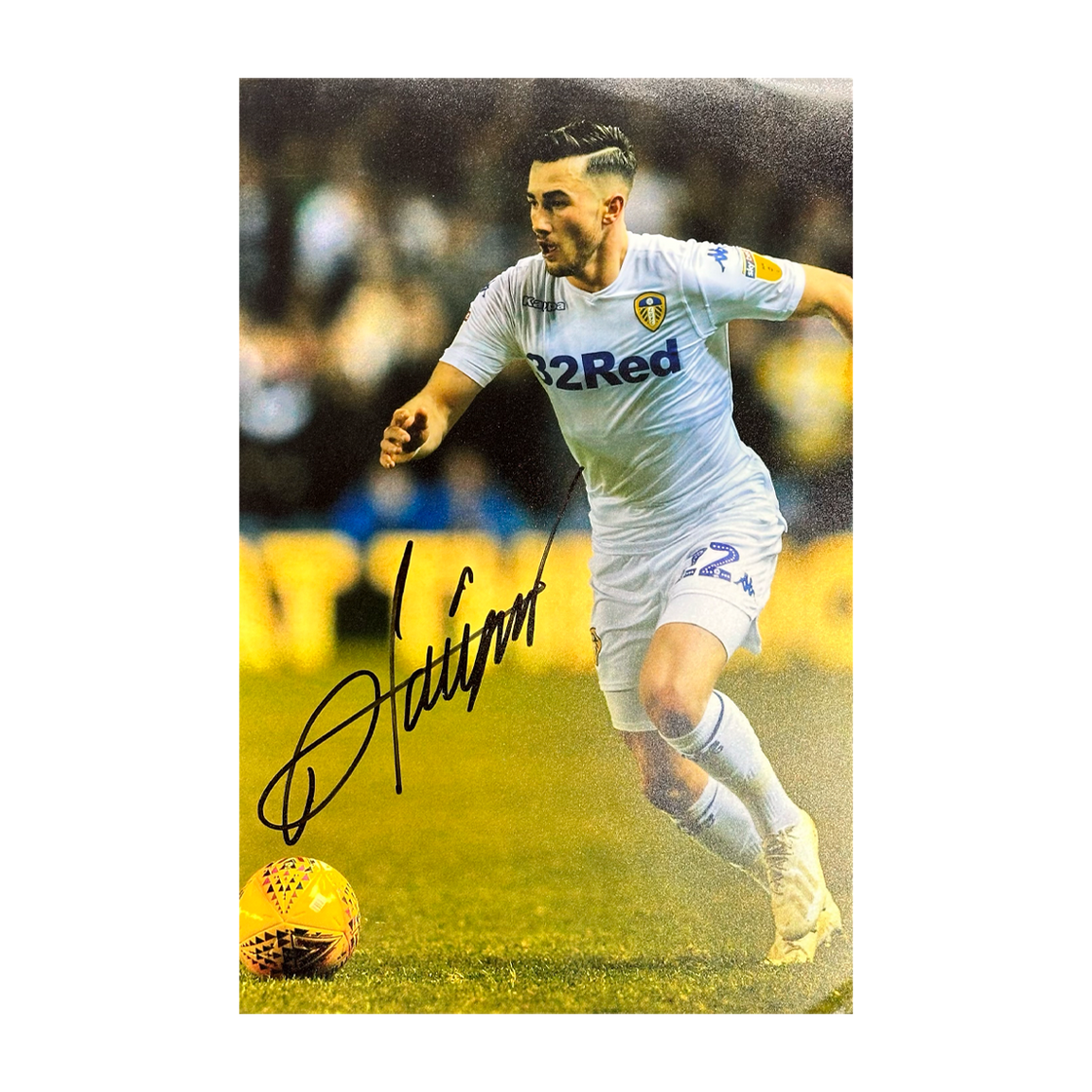 Jack Harrison Signed Leeds United 12x8 Image