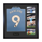 Erling Haaland Signed Manchester City Shirt Elite Frame (ACG)