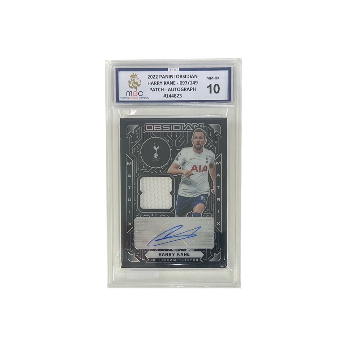 Panini Obsidian Harry Kane Patch & Auto 97/149