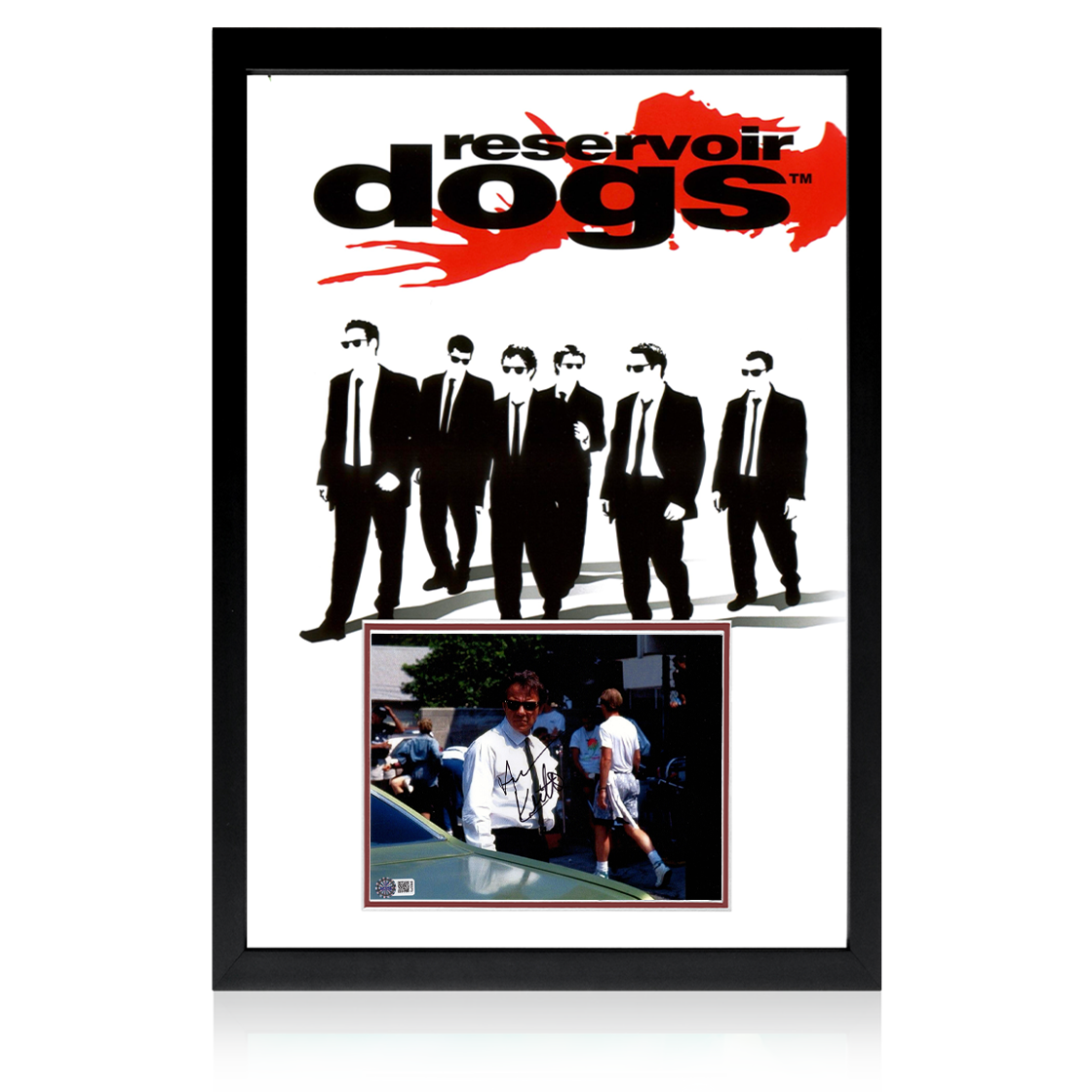 Harvey Keitel Reservoir Dogs Image Iconic Frame (AFTAL Authentication)