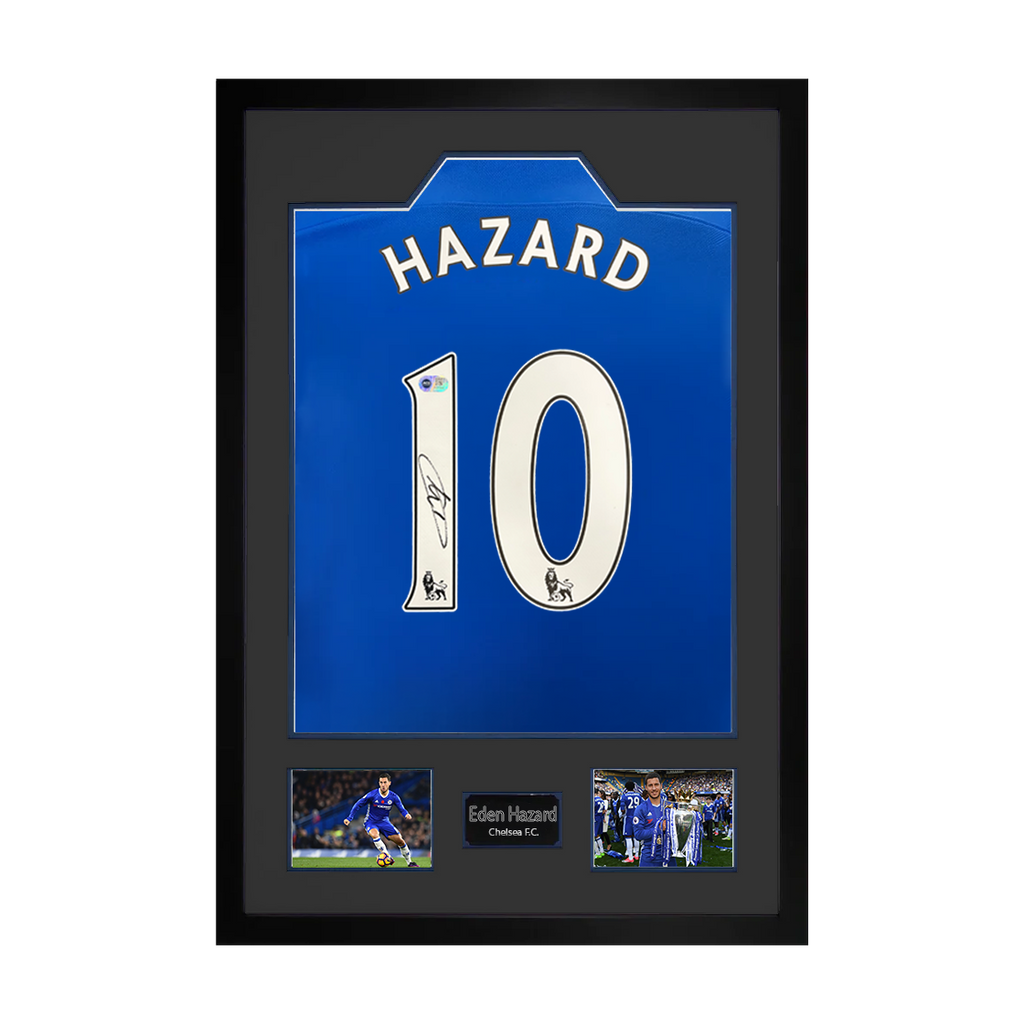 Eden Hazard Signed Chelsea Premium Frame