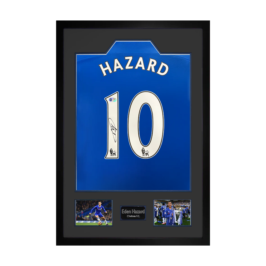 Eden Hazard Signed Chelsea Premium Frame