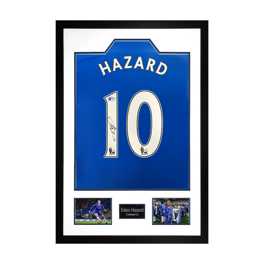 Eden Hazard Signed Chelsea Premium Frame